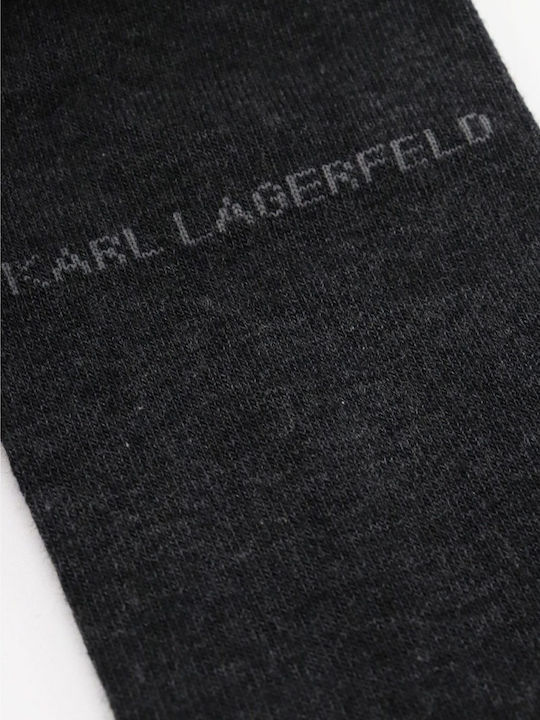 Чорапи Karl Lagerfeld с лого в сиво