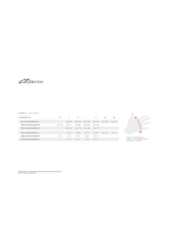Alpinestars Full Bore XT Καλοκαιρινά Ανδρικά Γάντια Μotocross Μαύρα