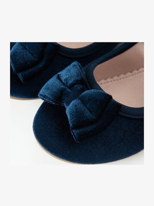 Balerini copii cu elastic Albastru