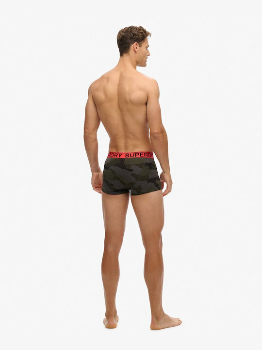 Superdry Trunk Ανδρικά Μποξεράκια 2pack Black Camo M3110461a Cs4