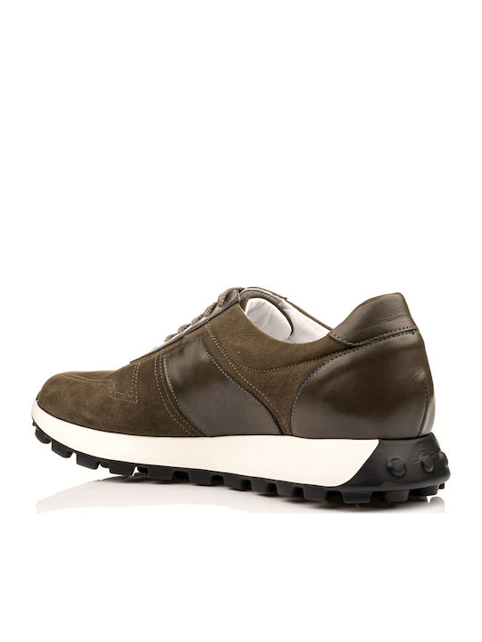 Men's Leather Casual Shoes Green
