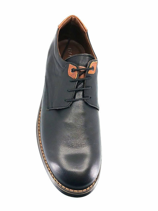 Men's Leather Casual Shoes Black