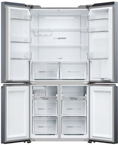 Haier Ψυγείο Ντουλάπα 525lt Total NoFrost Υ190xΠ90.8xΒ64.8εκ. Μαύρο HCR5919EHMB