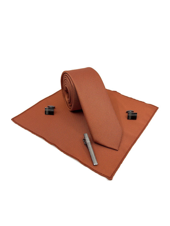 Legend Accessories Synthetic Men's Tie Set Monochrome Light Maroon