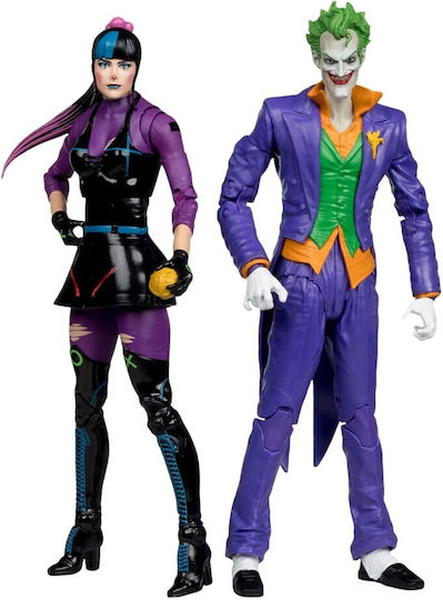 Dc Multiverse Gold Label Joker & Punchline 2-pack Φιγούρα Δράσης 18cm