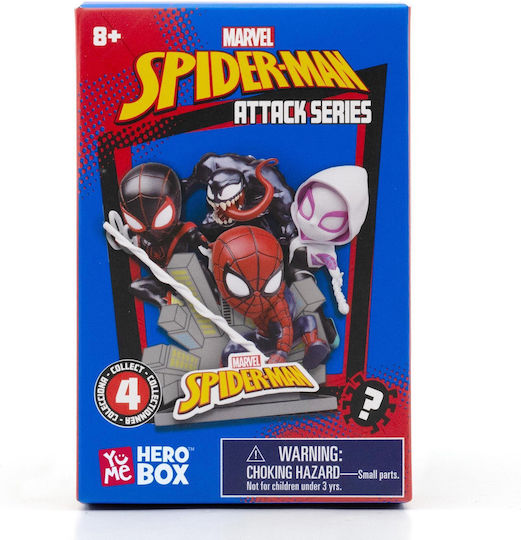 Yume Hero Box Marvel Figure Bundle Spider-man Attack Series Random 8-10cm 1τμχ