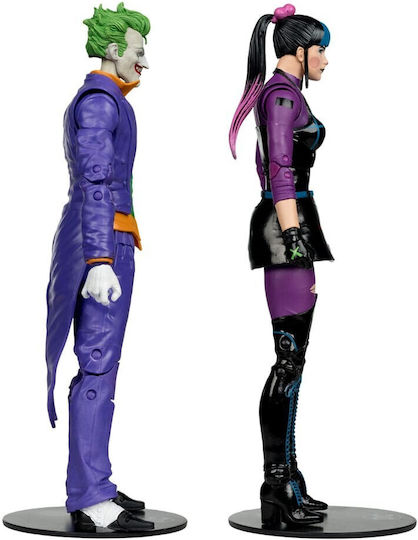 Dc Multiverse Gold Label Joker & Punchline 2-pack Φιγούρα Δράσης 18cm