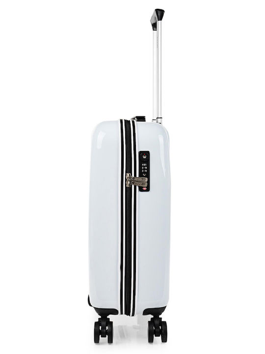 Skpat Koala Kids Cabin Hard Suitcase White with 4 Wheels Height 55cm