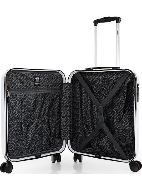 Skpat Koala Kids Cabin Hard Suitcase White with 4 Wheels Height 55cm