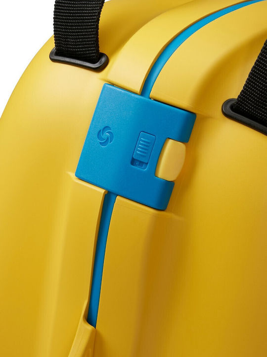 Samsonite Dream2go Kids Cabin Hard Yellow Suitcase With 4 Wheels Height 38cm