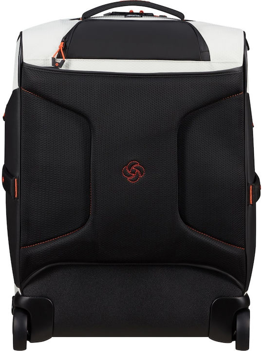 Samsonite Ecodiver Duffle Wheels Cabin Fabric Suitcase Cloud White With 2 Wheels Height 55cm