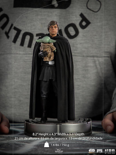 Star Wars Luke Skywalker Grogu Statue Artscale 1/10 21cm