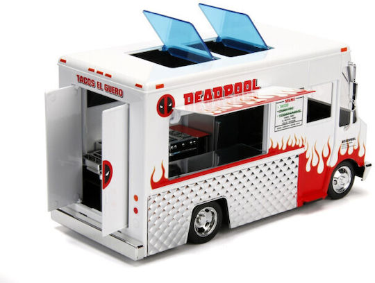 Jada Toys Marvel Deadpool Deadpool Foodtruck Vehicle Replica Scale 1:24