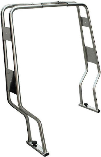 Eval Stainless Steel Boat Roll Bar W106xH120cm Silver