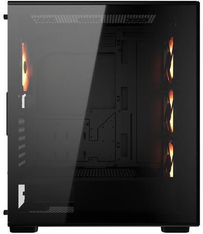 Cougar MX220 RGB Gaming Midi Tower Computer Case with Window Panel Black