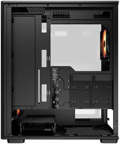 Cougar MX220 RGB Gaming Midi Tower Computer Case with Window Panel Black
