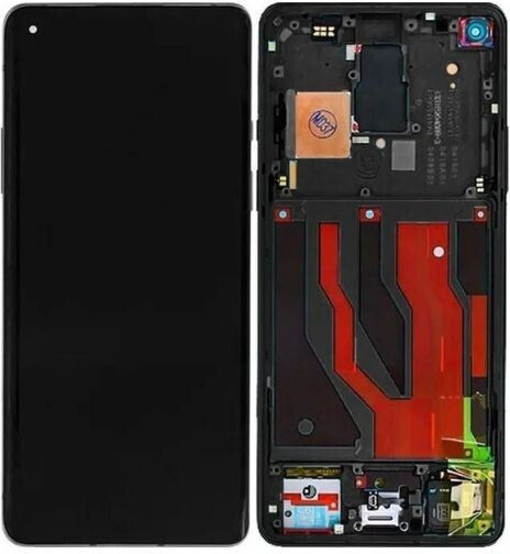 OnePlus Екран със Сензорен Механизъм и Рамка за OnePlus 8 (Onyx Black)