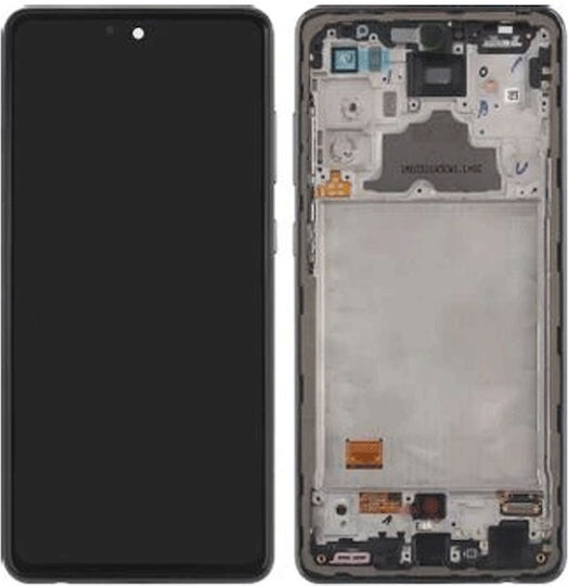 Οθόνη In-cell με Μηχανισμό Αφής και Πλαίσιο για Galaxy A72 (Μαύρο)