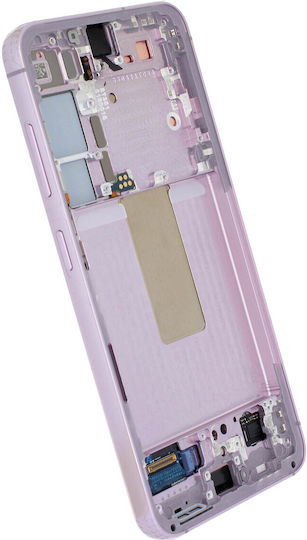 Οθόνη mit Touch-Mechanismus für Galaxy S23+ (Rosa)