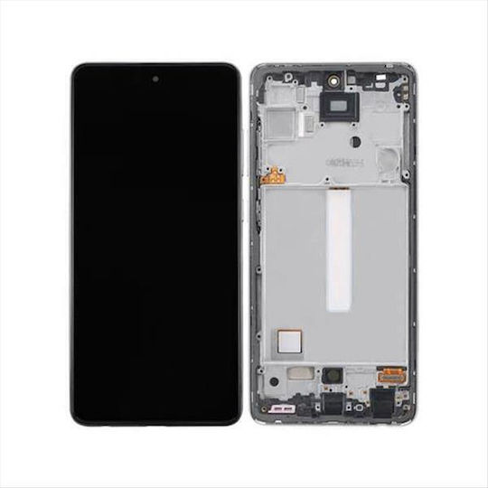 Samsung Οθόνη OLED με Μηχανισμό Αφής για Galaxy A52 (Λευκό)