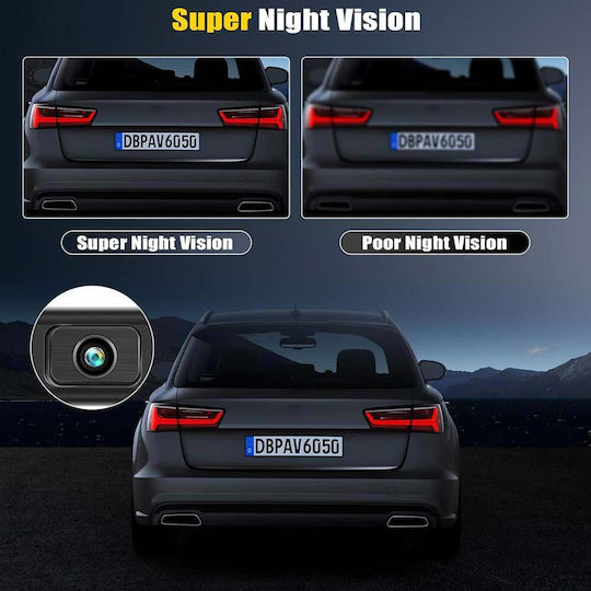 1080P Windshield Car DVR Set with Rear Camera, 3.16" Display with Suction Cup