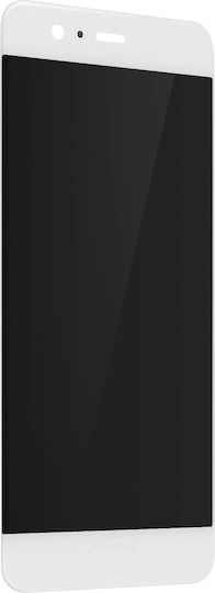Huawei Οθόνη mit Touch-Mechanismus und Rahmen für Huawei P10 (Weiß)