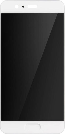 Huawei Οθόνη mit Touch-Mechanismus und Rahmen für Huawei P10 (Weiß)
