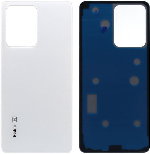 Battery Cover White for Redmi Note 12 Pro 5G