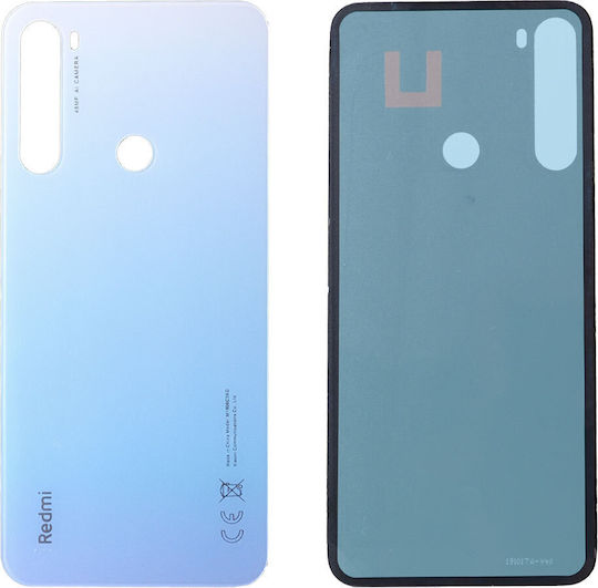 Κапак за замяна на батерията Бял за Xiaomi Redmi Note 8