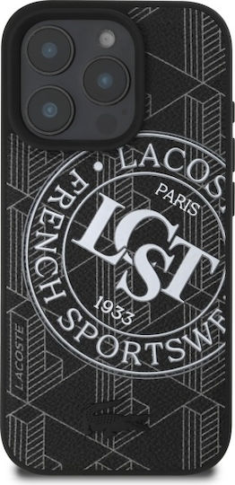 Lacoste Mono Sportswear Magsafe Back Cover Πλαστικό Μαύρο (iPhone 16 Pro Max)