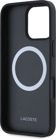 Lacoste Mono Farine Magsafe Back Cover Plastic Gray (iPhone 16 Pro Max)