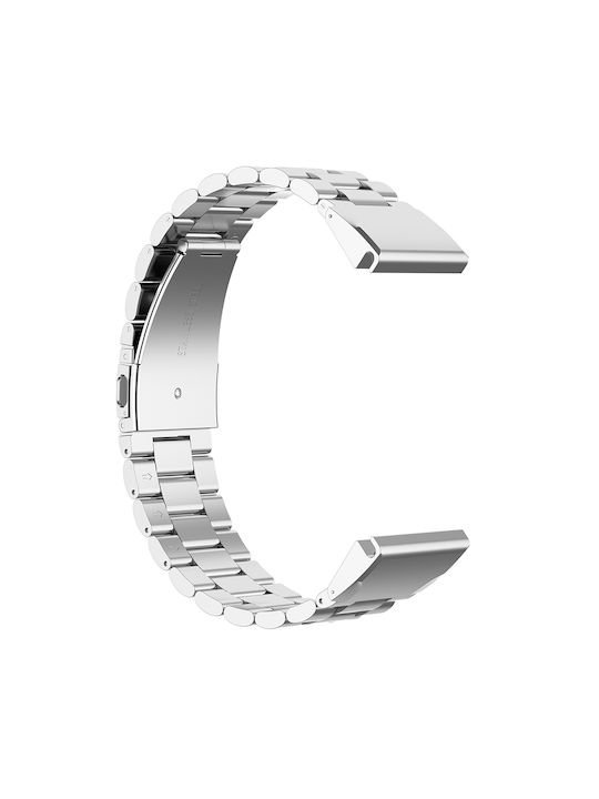 Techsuit W010 Strap Stainless Steel Silver (Garmin Fenix 3/3 HR/5X/5X Plus/6X/6X Pro/7X/7X Pro Solar)