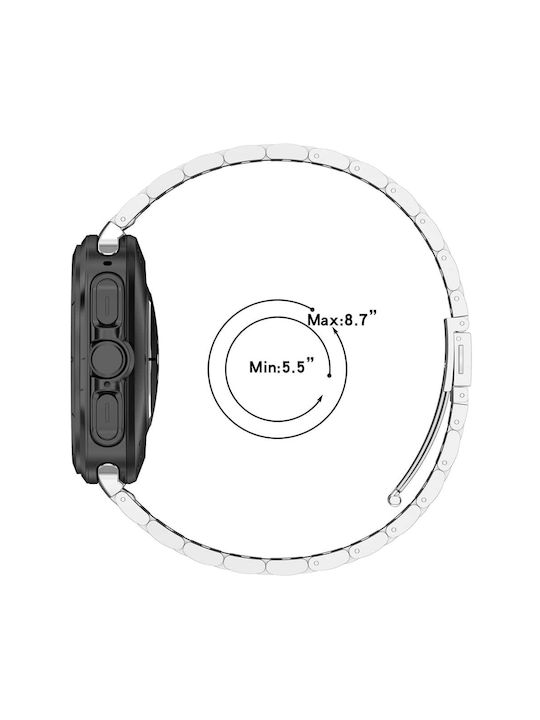 Techsuit W010 Curea Oțel inoxidabil Argintiu (Galaxy Watch Ultra)
