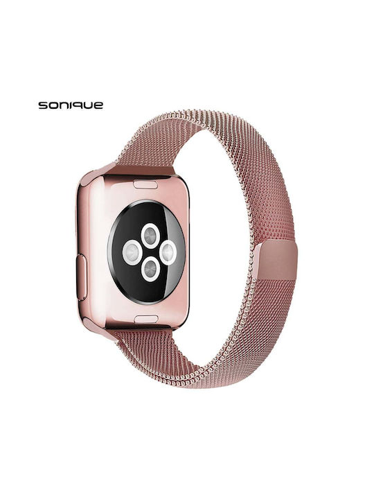 Sonique Каишка Розово злато (Apple Watch (42/44/45/49 мм)) Sonique Каишка Розово злато (Apple Watch (42/44/45/49 мм))