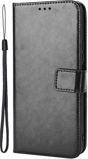 Wallet Piele artificială / Plastic Negru (Huawei Nova 12i)