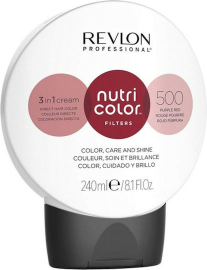 Revlon Nutri Color Toner Color Mask 500 Purple Red 240ml