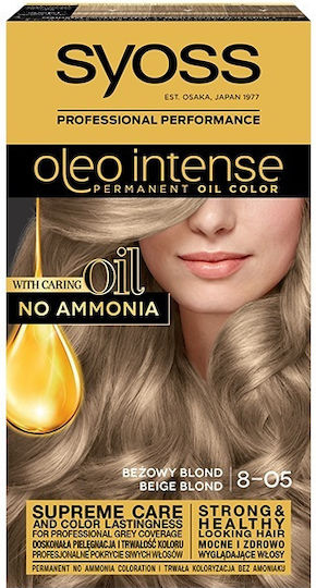 Syoss Oleo Intense 8-05 Ξανθό Ανοιχτό Μπεζ 50ml