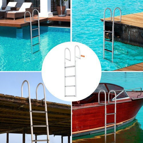 Vevor 4 Steps Boat Ladder