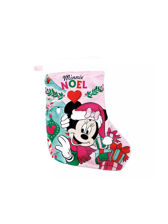 Christmas Decorative Polyester Pink Socks