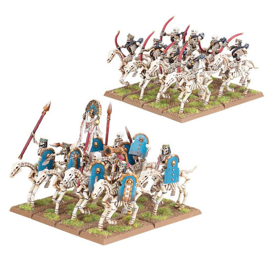 Games Workshop Warhammer: The Old World Warhammer - Tomb Kings Skeleton Horsemen/horse Archers Figure
