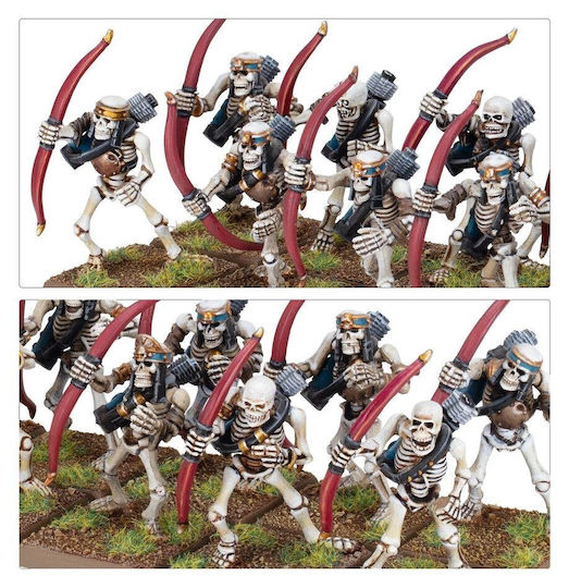 Games Workshop Warhammer: The Old World Warhammer - Tomb Kings Skeleton Warriors/archers Figure