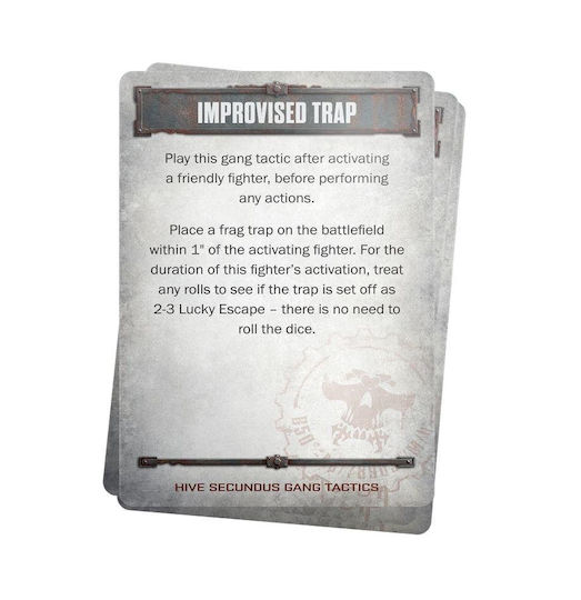 Necromunda Hive Secundus Taktikkarten