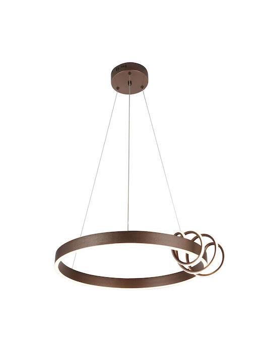 ARlight Pendant Light Brown LED with Warm White Light 50x50cm