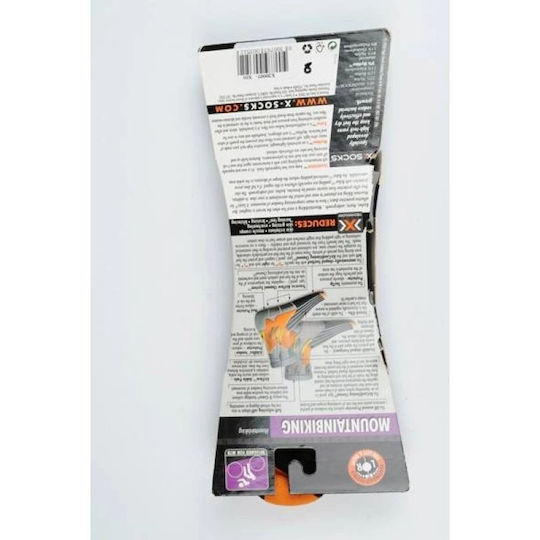 X-Socks X20007-X01 Κάλτσες Ποδηλασίας Mountain Bike Μαύρες