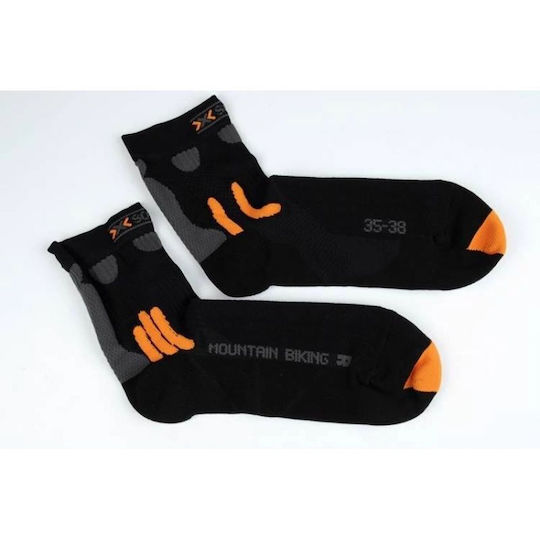 X-Socks X20007-X01 Κάλτσες Ποδηλασίας Mountain Bike Μαύρες