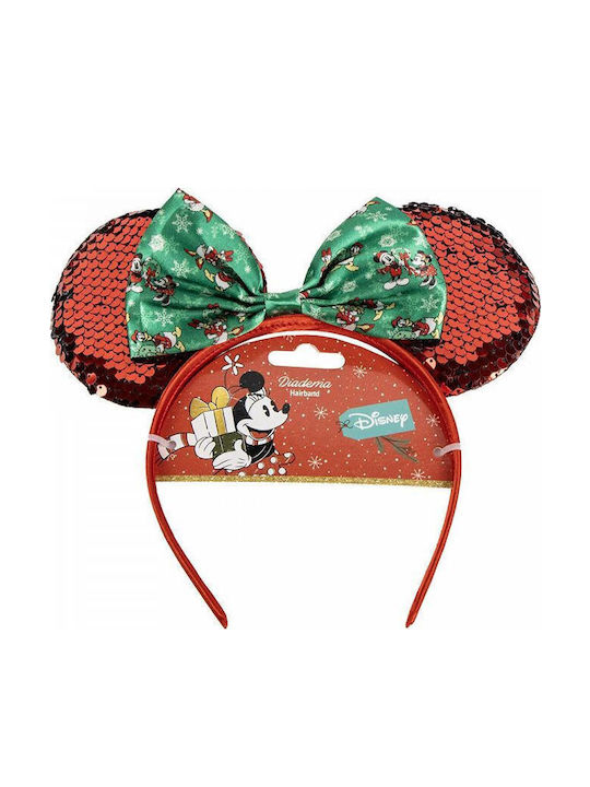 Cerda Παιδική Στέκα Μαλλιών Disney Μίνι Μάους με Αυτάκια Πολύχρωμη 24τμχ (Διάφορα Σχέδια) 1τμχ