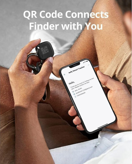 Eufy SmartTrack Link Apple Find My Black 2 Pack with Smartphone Tracking