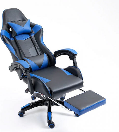 CHR BLUE Gaming Chair with Footrest Blue