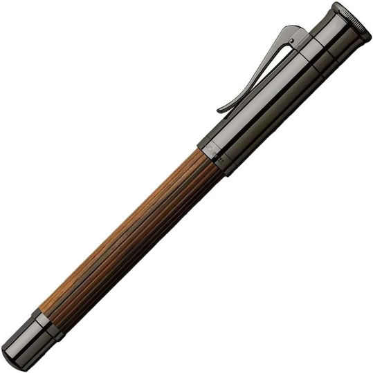 Graf Von Faber-Castell Πένα Γραφής Medium Χρυσή Ξύλινη