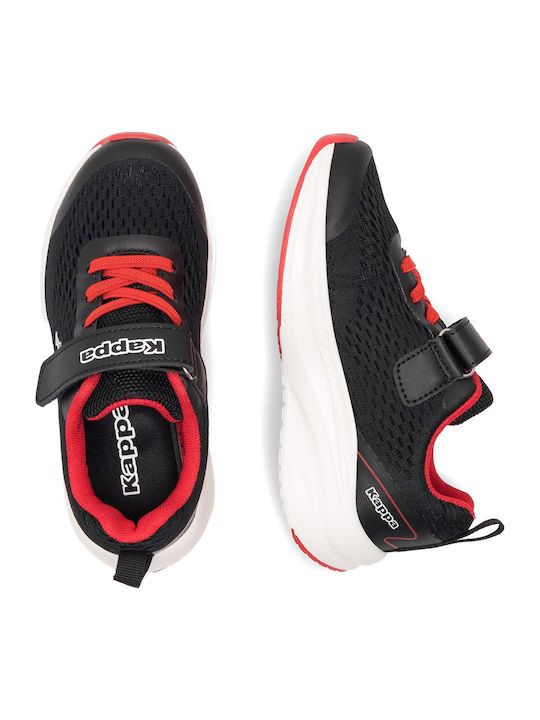 Încălțăminte Sport Copii Alergare cu Închidere Hoop & Loop Negre
